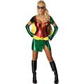 Rubie's Official Ladies Robin Batman Sexy, Adult Costume - Small,Red
