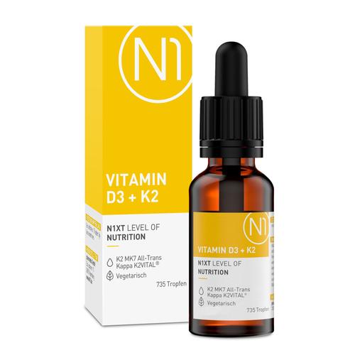 N1 Vitamin D3+K2 Tropfen 20 ml