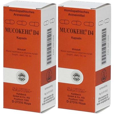 Mucokehl Kapseln D 4 Doppelpack 2x20 St Image