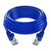 5 Core Cat 6 Ethernet Cable • 30 ft 10Gbps Network Patch Cord • High Speed RJ45 Internet LAN Cable, Copper in Blue | 2 H x 10.5 W x 8.5 D in | Wayfair