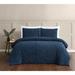 Christian Siriano Textured Puff Comforter Set Polyester/Polyfill/Microfiber in Blue | Twin Comforter + 1 Twin Pillow Sham | Wayfair 783048226617