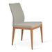 sohoConcept Pasha Solid Back Side Chair Wood/Upholstered in Brown | Wayfair DC1037-94