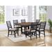 Red Barrel Studio® Damain 6 - Person Dining Set Wood in Brown | 52 W x 36 D in | Wayfair 590AE2AF230243CB9F44CAE983562D00