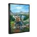 Stupell Industries Woodland Animals Off-Roading Canvas Wall Art Design by Scott Westmoreland Canvas in Blue | 31 H x 25 W in | Wayfair