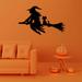 The Holiday Aisle® Flying Witch Wall Décor Metal in Black | 24 H x 40 W x 0.12 D in | Wayfair 9713BE04A03048C2836D94822C6C6AF6