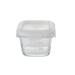 Prep & Savour Prisha 4 Qt Food Storage Container Glass in White | 2.3 H x 3.9 W x 3.9 D in | Wayfair F5E071F459A846AE8B7D89D0B055FACE