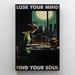 Trinx Woman Music Lose Your Mind - 1 Piece Rectangle Gra Woman Music Lose Your Mind - 1 Piece Rectangle Graphic Art Print On Wrapped Canvas Canvas | Wayfair