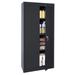 Ebern Designs Braefell 20 Gauge Steel Single Storage Cabinet ( 66" H x 30" W x 18" D ) in Black | 66 H x 30 W x 18 D in | Wayfair