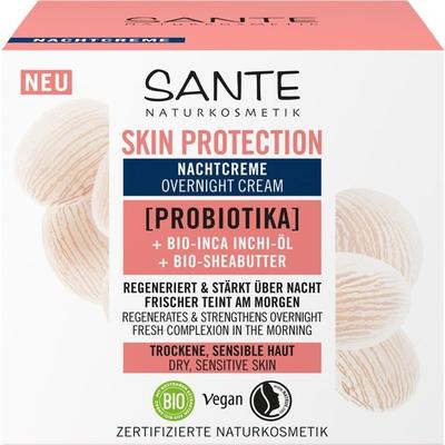 Sante Skin Protection Nachtcreme mit Probiotika, Bio-Inca Inchi-Öl & Bio-Sheabutter Gesichtscreme 50 ml Image