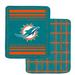 Pegasus Miami Dolphins 60" x 70" Basic Block Double-Sided Royal Plush Blanket