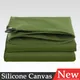 Pergola en toile de silicone organique vert foncé housse en tissu imperméable tente de camping en