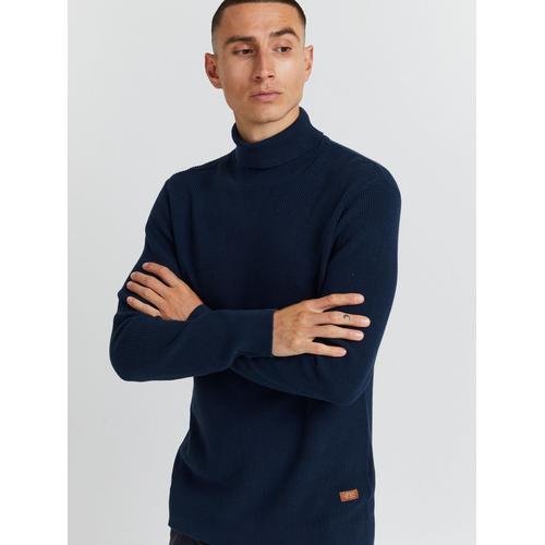 BLEND Rollkragenpullover Herren blau, XXXL