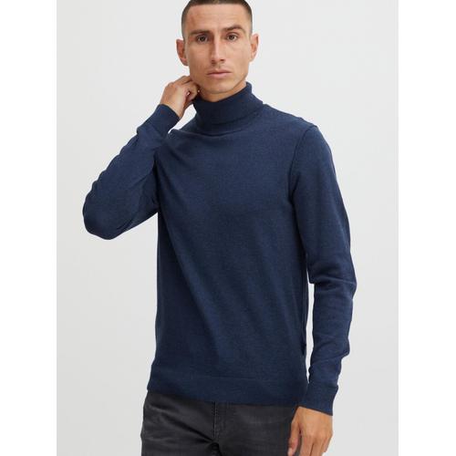 BLEND Rollkragenpullover Herren blau, XXXL