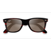 Unisex s wayfarer,wayfarer Striped Red Acetate Prescription sunglasses - Eyebuydirect s Ray-Ban RB2140