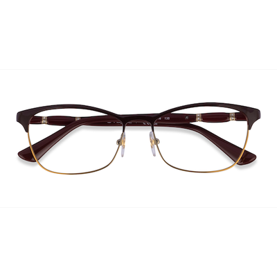 Female s horn Purple Metal Prescription eyeglasses - Eyebuydirect s Vogue Eyewear VO3987B