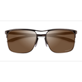 Male s square Satin Brown Titanium Prescription sunglasses - Eyebuydirect s Oakley Holbrook Ti