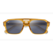 Unisex s aviator Transparent Yellow Plastic Prescription sunglasses - Eyebuydirect s Ray-Ban RB4397 Corrigan