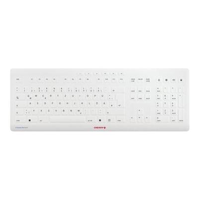 Cherry Kabellose Tastatur »Stream Protect« weiß