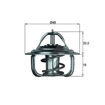 Mahle Thermostat, Kühlmittel [Hersteller-Nr. TX183D] für Barkas, Chrysler, Dodge, Opel Image