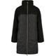 Winterjacke URBAN CLASSICS "Urban Classics Damen Ladies Oversized Sherpa Quilted Coat" Gr. 5XL, schwarz (black) Damen Jacken Winterjacken