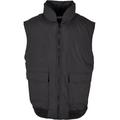 Jerseyweste URBAN CLASSICS "Urban Classics Herren Clean Puffer Vest", Herren, Gr. M, schwarz, 100% Polyester, Rundhals, Westen