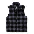 Steppweste BRANDIT "Brandit Herren Teddyfleece Vest Men" Gr. XL, schwarz (black, grey) Herren Westen Steppwesten