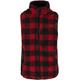 Steppweste BRANDIT "Herren Teddyfleece Vest Men" Gr. XXL, rot (red, black) Herren Westen Steppwesten