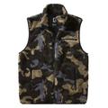 Steppweste BRANDIT "Brandit Herren Teddyfleece Vest Men" Gr. XL, grün (darkcamo) Herren Westen Steppwesten