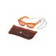 Mini Bag URBAN CLASSICS "Unisex Sunglasses With Strap & Venice" Gr. one size, braun (brown, silver) Taschen