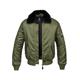 Winterjacke BRANDIT "Brandit Herren MA2 Jacket Fur Collar" Gr. XL, grün (olive) Herren Jacken Übergangsjacken