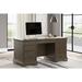 Signature Design by Ashley Janismore Weathered Gray Home Office Desk