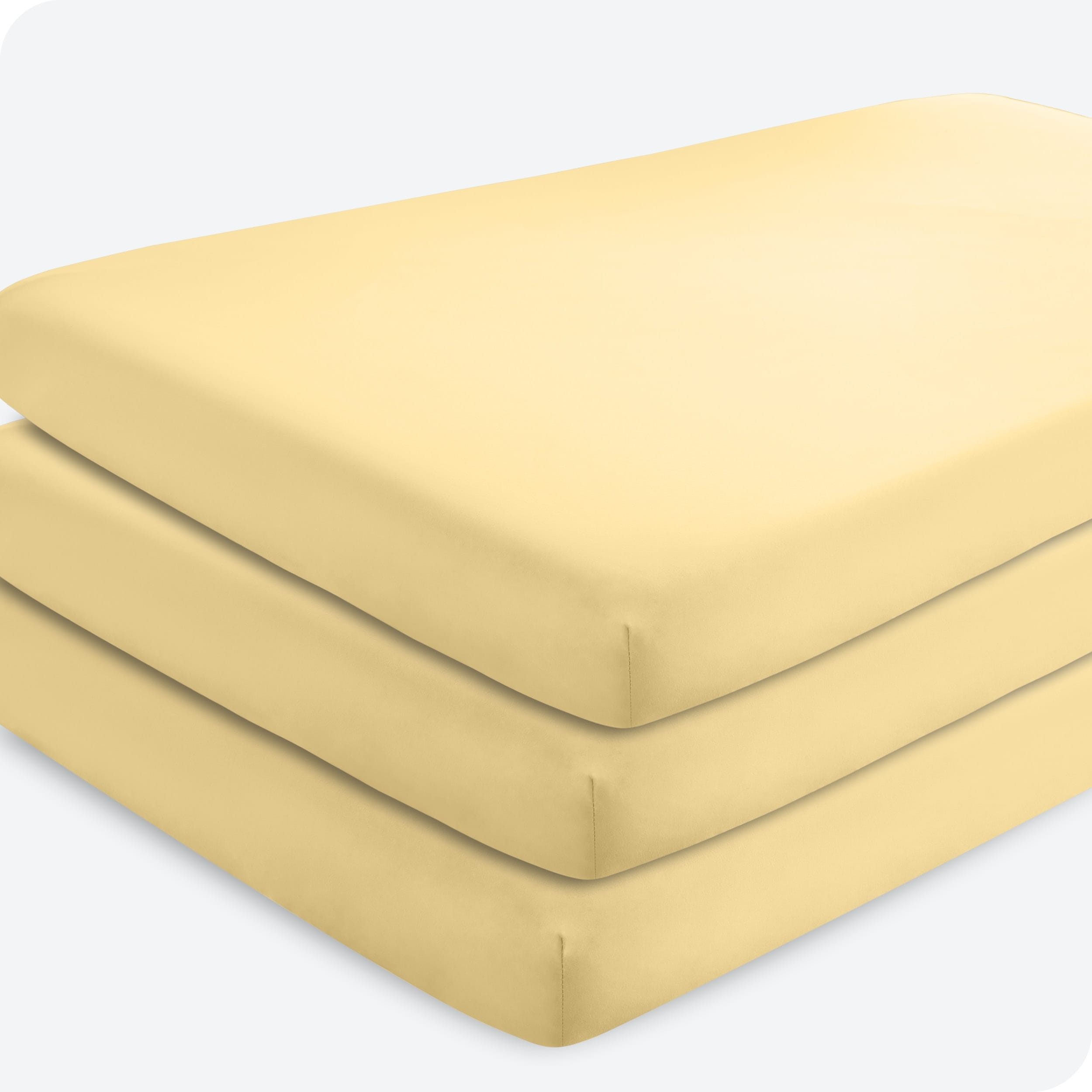 Bare Home Solid Ultra-Soft Crib Fitted Sheet