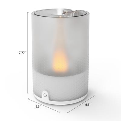 Votiv 4 Ultrasonic Humidifier with Flameless Candlelight, Touch Controls, Cool Mist