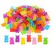 TureClos 50 Pieces Gummy Bear Charms 8 Colors DIY Supplies for Nail Art Children