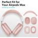 V-MORO Case for Airpods Max Headphones Silicone Cover for Apple Airpod Max Accessories Cases (Rose Gold)