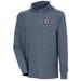 Men's Antigua Heather Navy Winnipeg Jets Saga Pullover Hoodie