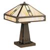 Arroyo Craftsman Pasadena 16 Inch Table Lamp - PTL-11E-F-BZ