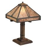 Arroyo Craftsman Prairie 18 Inch Table Lamp - PTL-12-AM-MB