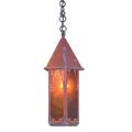 Arroyo Craftsman Saint George 17 Inch Tall 1 Light Outdoor Hanging Lantern - SGH-7-TN-RB