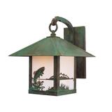 Arroyo Craftsman Timber Ridge 15 Inch Tall 1 Light Outdoor Wall Light - TRB-12DR-OF-RB