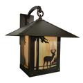 Arroyo Craftsman Timber Ridge 20 Inch Tall 1 Light Outdoor Wall Light - TRB-16AS-OF-MB