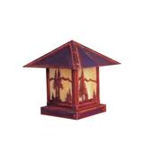 Arroyo Craftsman Timber Ridge 13 Inch Tall 1 Light Outdoor Pier Lamp - TRC-12AR-OF-RB