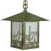 Arroyo Craftsman Timber Ridge 18 Inch Tall 1 Light Outdoor Hanging Lantern - TRH-16CT-GW-RC