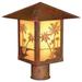 Arroyo Craftsman Timber Ridge 10 Inch Tall 1 Light Outdoor Post Lamp - TRP-9MN-WO-S