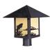 Arroyo Craftsman Timber Ridge 10 Inch Tall 1 Light Outdoor Post Lamp - TRP-9PT-GW-VP