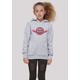 Kapuzenpullover F4NT4STIC "DC Comics Wonder Woman Rainbow Logo" Gr. 158/164, grau (heather grey) Mädchen Pullover