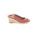 Lands' End Wedges: Red Shoes - Women's Size 8