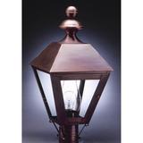 Northeast Lantern Boston 26 Inch Tall 3 Light Outdoor Post Lamp - 1123-DAB-LT3-CLR