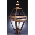 Northeast Lantern Boston 29 Inch Tall 3 Light Outdoor Post Lamp - 1223-VG-LT3-CSG