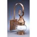 Northeast Lantern Onion 15 Inch Tall Outdoor Wall Light - 2011-DAB-MED-CLR